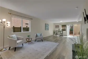 Spacious great room. Plenty of room for your favorite sectional.