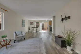 Fresh paint and easy care LVP flooring.