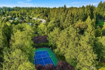 tennis courts across from Main Gate