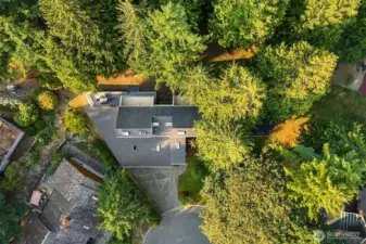 aerial of home