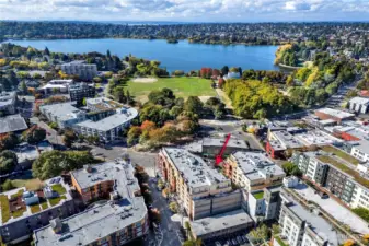 Just look at the proximity from your future condo to the walking loop around Green Lake.