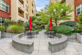 Community courtyard space.