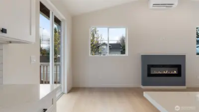 Windows offer so much light in the main living area.