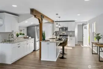 Open Concept Kitchen/Living Dining