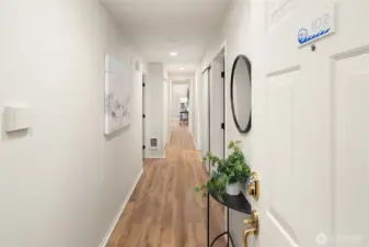 You will be welcomed to freshly painted space and fresh flooring as well!