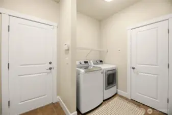 Laundry on main floor