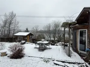 Winter view from deck