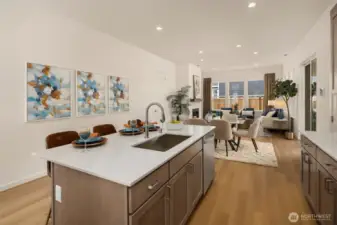 *photo taken from another similar staged home*