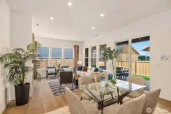 *photo taken from another similar staged home*