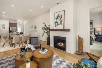 *photo taken from another similar staged home*