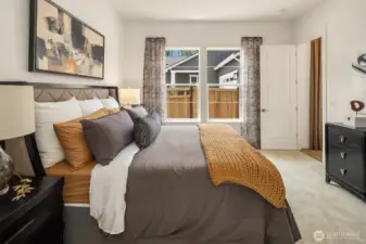 *photo taken from another similar staged home*