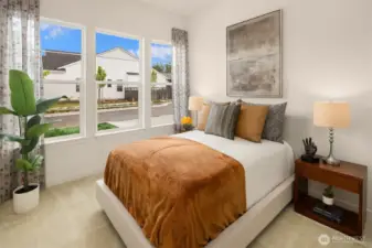 Guest bedroom *photo taken from another similar staged home*