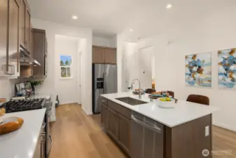 Kitchen *photo taken from another similar staged home*