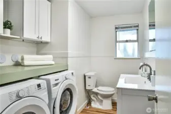 Laundry and 1/2 Bath