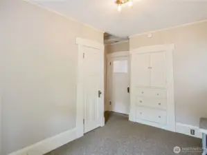 Look at these original, built-in cabinets! You'll find them throughout the house.