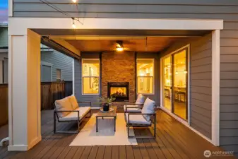 Enjoy year-round comfort and unforgettable moments on the covered outdoor patio, featuring a see-through fireplace and incredible ambiance that sets the perfect scene for relaxing or entertaining in any season. THIS is where memories are made.
