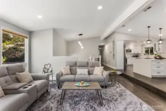 Open layout makes the home look grand!