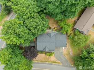 Aerial photo of the home.