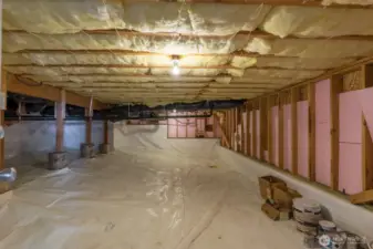 Cleanest crawl space ever!