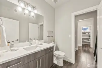 Powder room on the Main floor
