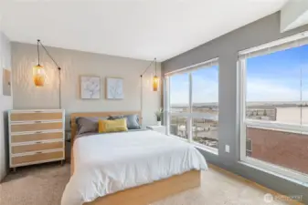 Room for a king bed without cramping the space