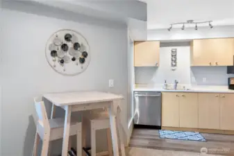 Enjoy the breakfast nook  for your coffee