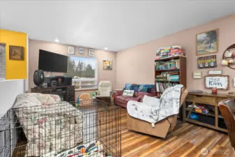 Main living room with natural light and mountain views