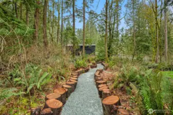 Many trails throughout property