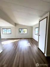 Entry living room area