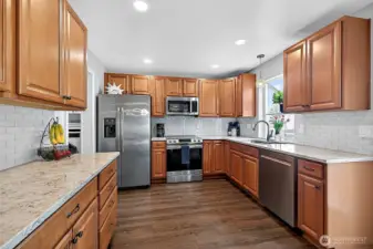 Remodeled Kitchen.