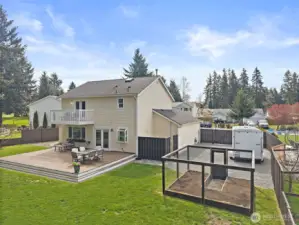 Fenced Garden Space.