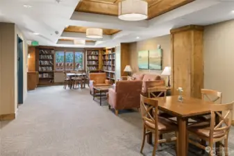 Communal Library and Reading Area