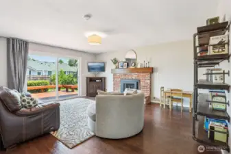 Family room with Fireplace