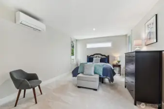 Second living space is currently being used as a second primary suite. It is at the opposite end of the home from the primary suite - offering privacy and peace.