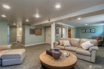 Downstairs Den, Media room