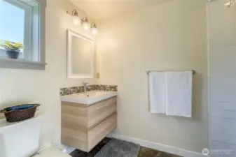 First Bathroom in the Short term rental
