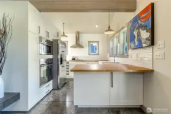 "The Barn" short term rental Kitchen area