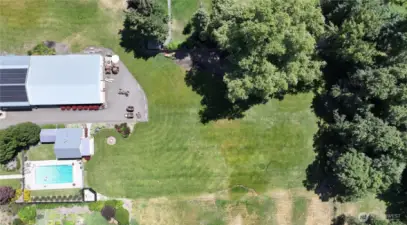 Back Yard space for Horses, Garden or Pickleball court.
