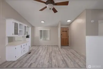 Front Entry and Dining area