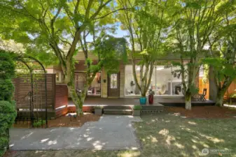 Enjoy level living in this mid century home