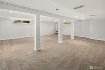 Large open lower floor