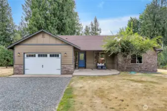 Charming rambler with 3 beds, 1.75 baths, and an attached 2 car garage