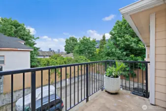 Balcony right off the primary bedroom! Wake up and feel the bliss!
