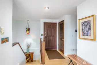 Enjoy the convenience of the front hall closet - plus lots of storage all throughout the home!