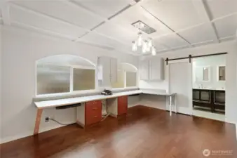 Private room off second living area currently used as office