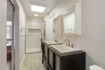 Bathroom off of office