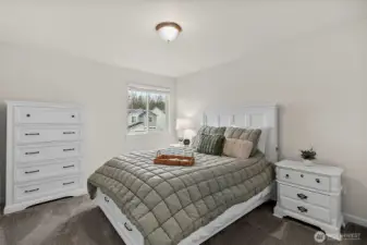 All 4 bedrooms located upstairs.