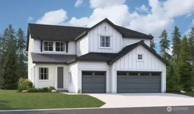 Not of actual home, digital rendering only