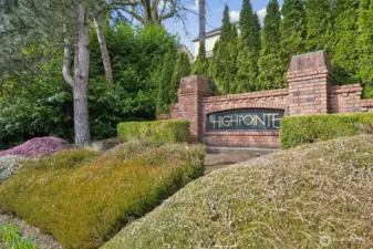 Highpointe - a neighborhood of 100 Estate Sized homes with incredible landscaping throughout.