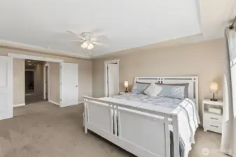 Coffered ceiling and crown millwork